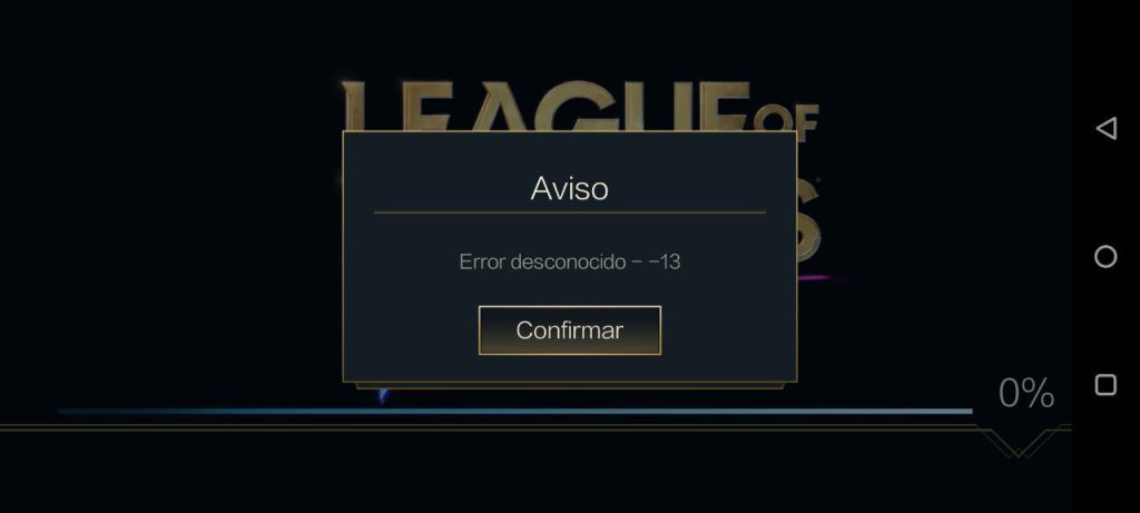 WildRift map hack - How to fix error unknown -13
